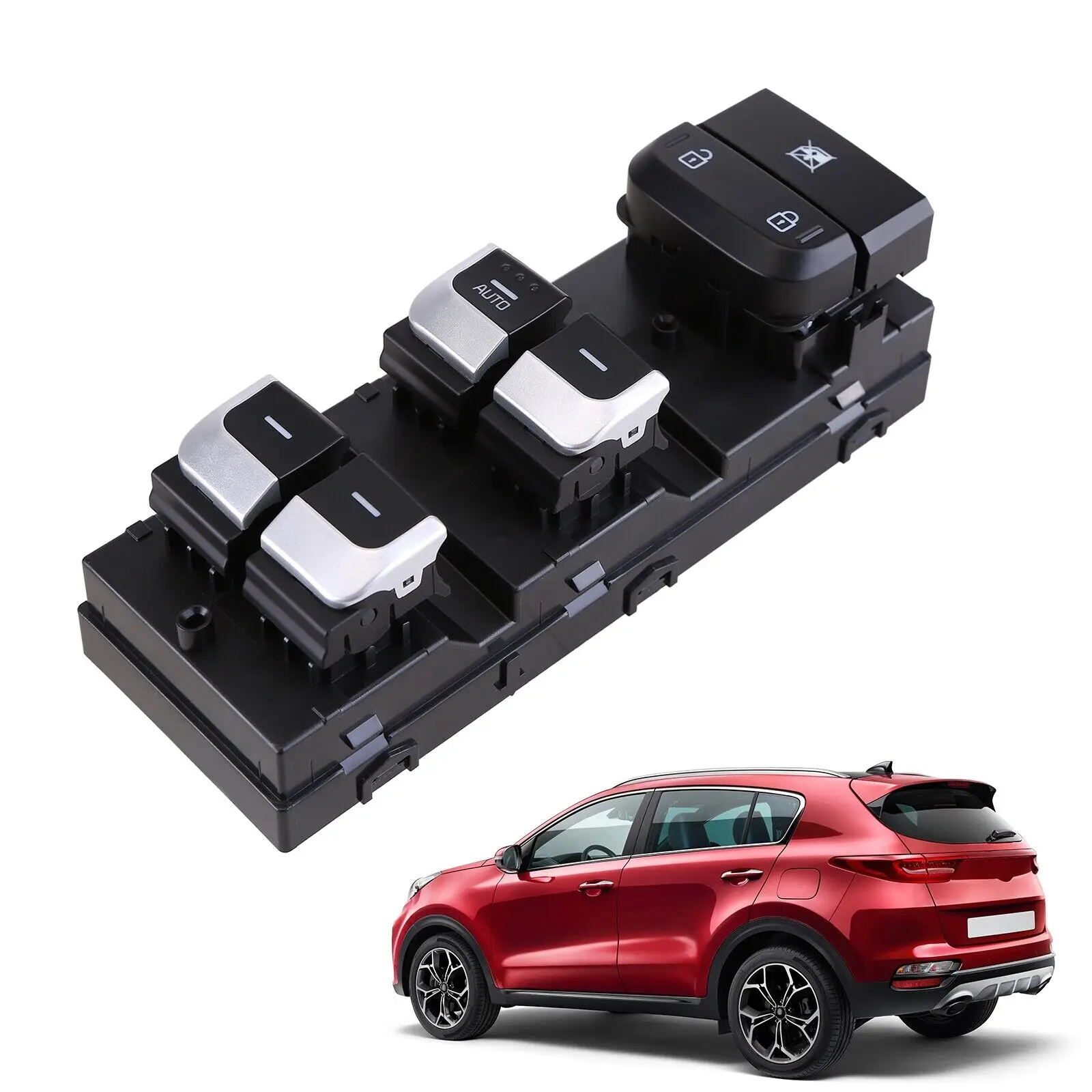 Передний DRIVER левый переключатель стеклоподъемника 93571D9000 для Kia Sportage 2017-2019