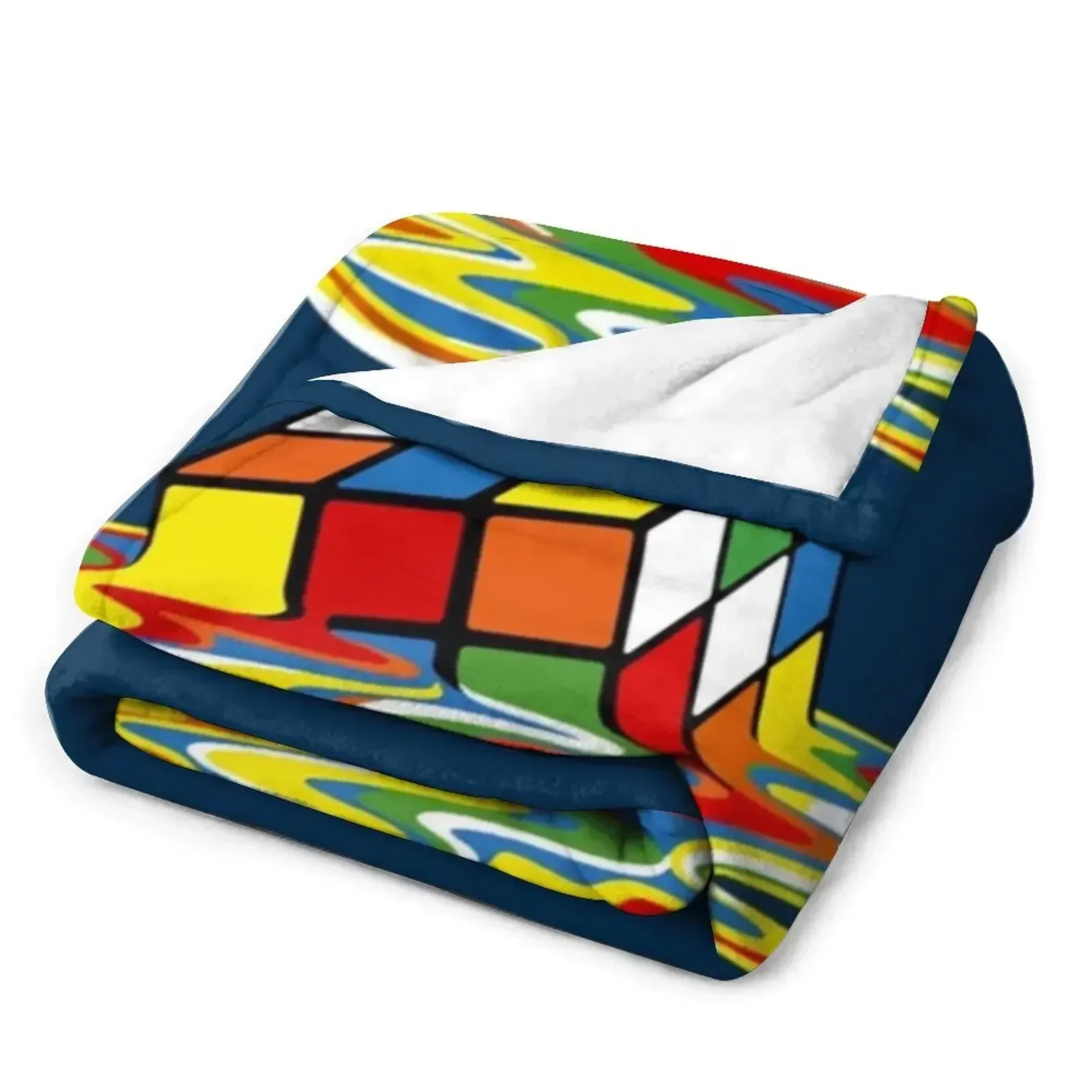 Фото Одеяло Melting Cube Sheldon TBBT, винтажные мягкие плед-одеяла №3