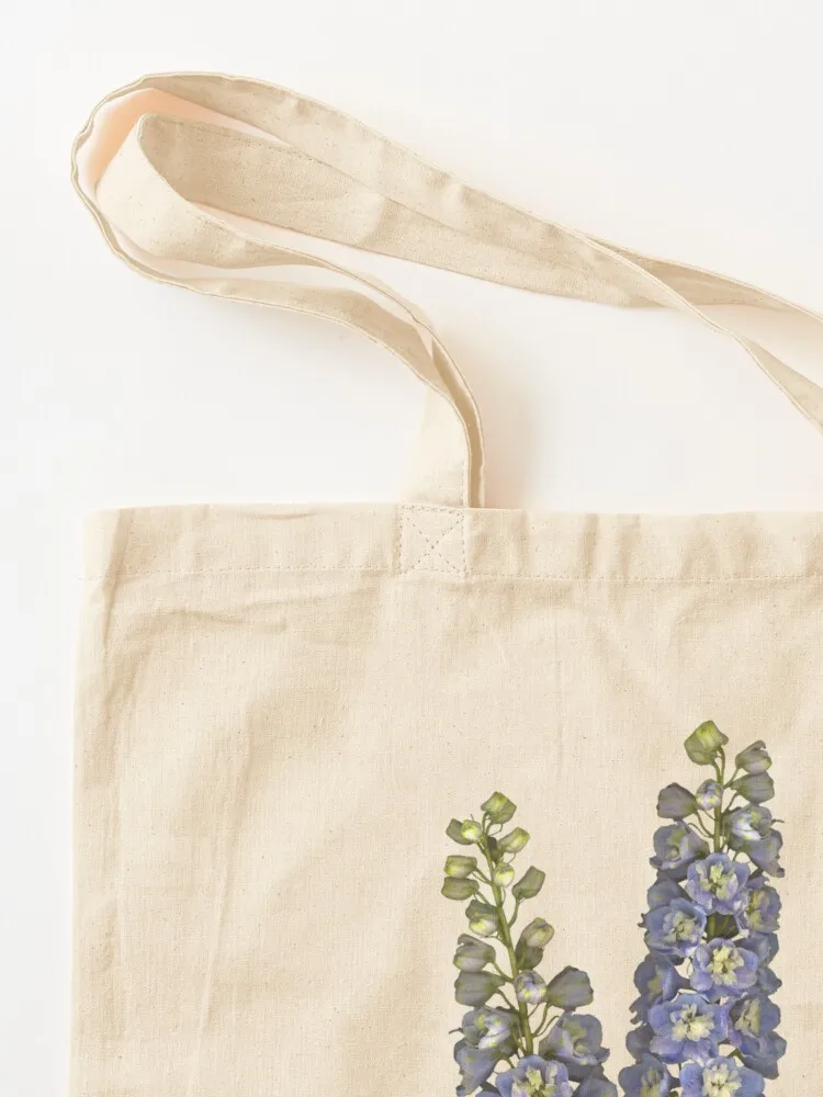 Фото Delphinium Tote Bag сумки на тележке для покупок для женщин №3