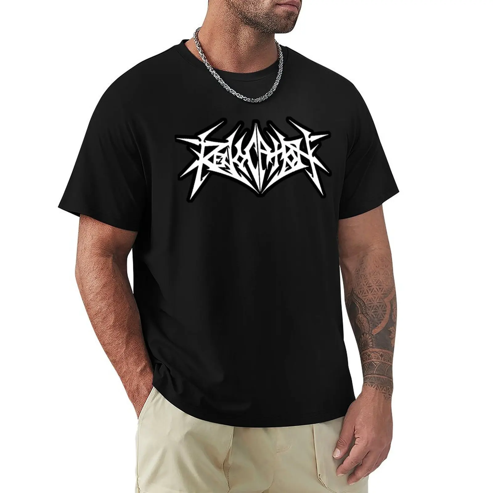 Футболка REVOCATION BAND METAL Essential, футболки большого размера, персонализированные модные рубашки, мужские футболки больших размеров с рисунком
