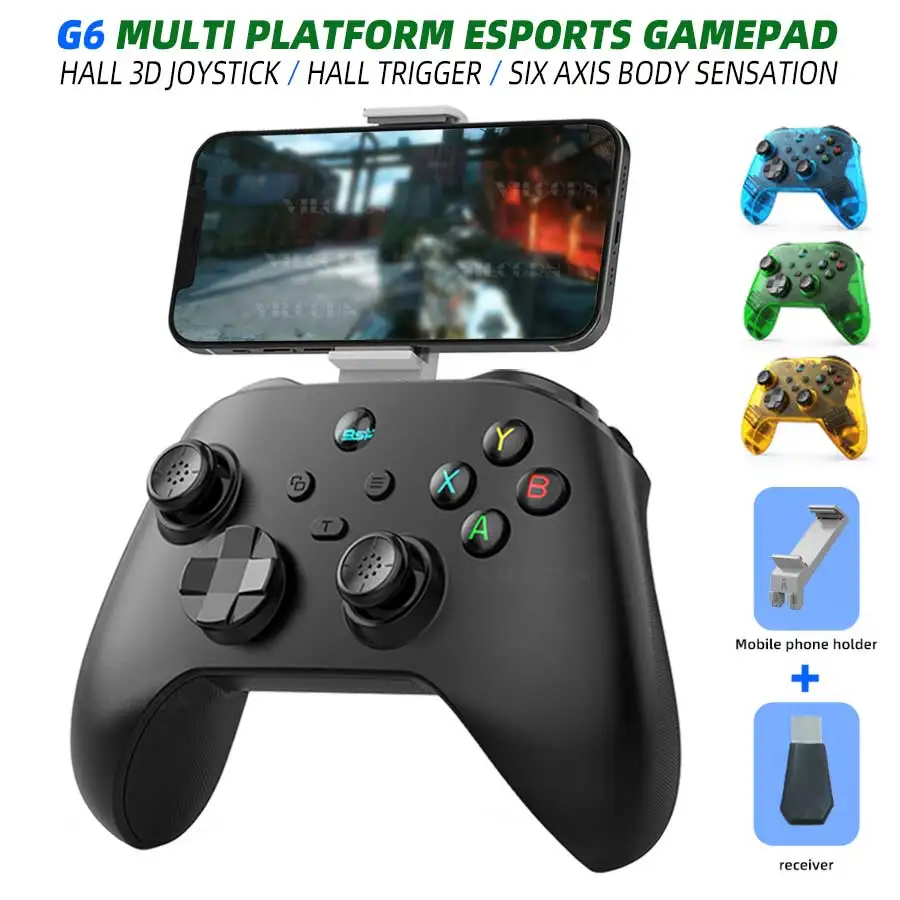 G6 мобильный игровой контроллер для IOS/Android [джойстик с эффектом головки] беспроводной геймпад для управления ПК рождественские подарки Видеоигры и аксессуары