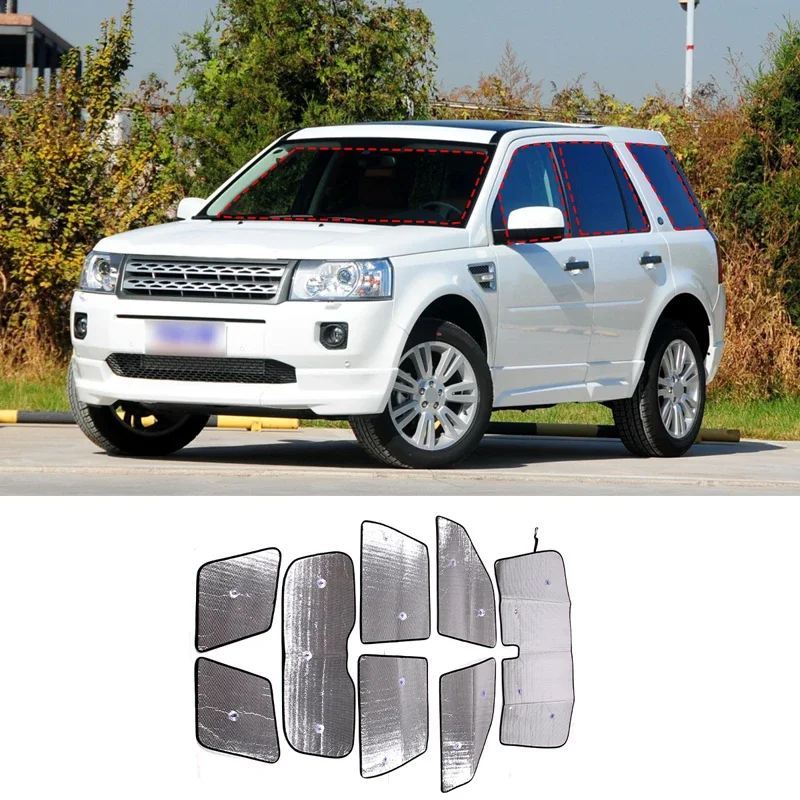 Для Land Rover Freelander 2 2007-2015 автомобильное переднее лобовое стекло, полное оконное стекло, солнцезащитный зонтик, автоаксессуары