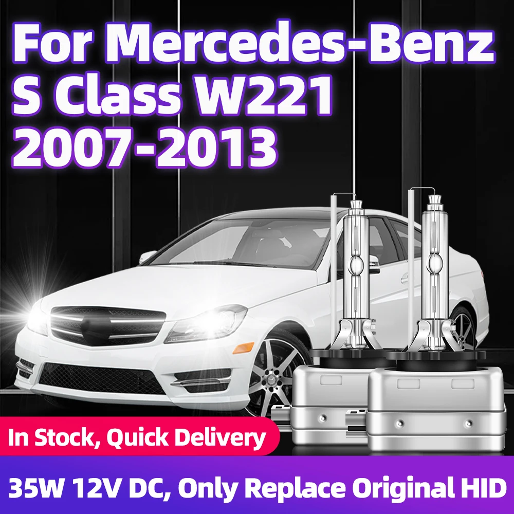 Для Mercedes-Benz S Class W221 2007 2008 2009 2010 2011 2012 HID ксеноновые лампы 12 В 35 Вт D1S лампы 2013 K 6000K 8000K фара