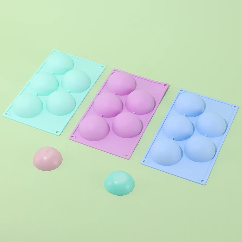 5Cavity круглый силиконовый торт формы шоколад покрыты печенье формы кондитерские аксессуары выпечки для желе пудинг мыло чизкейк