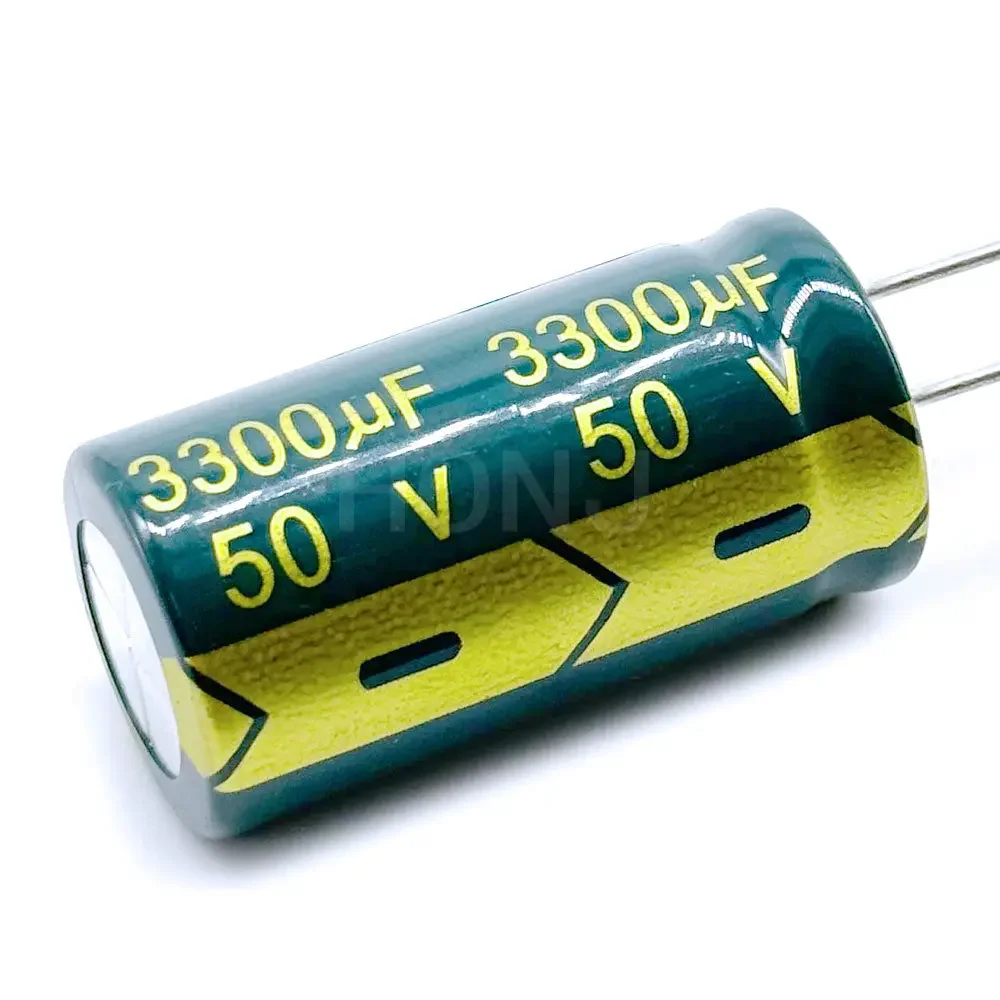 Алюминиевый электролитический конденсатор 50V330 0UF, 2-5 шт., оригинальный низкий Esr/импеданс, высокочастотный Размер 18*35 3300uf50V 50V3300uf 20%