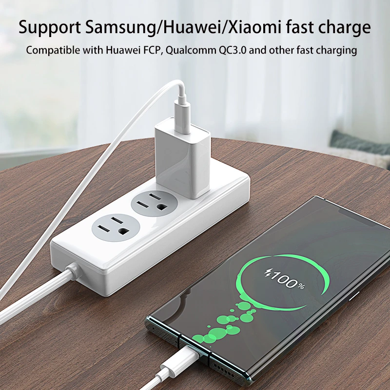 Фото Кабель для быстрой зарядки с USB C на Type C, 100 Вт №5