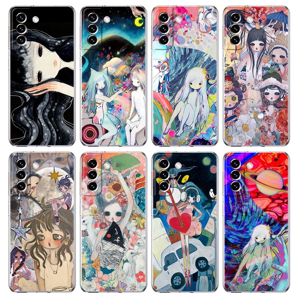 Чехол для телефона Aya Takano для Samsung Galaxy S23 S20 FE S22 S21 Ultra M21 M22 M32 S10 S10E S9 S8