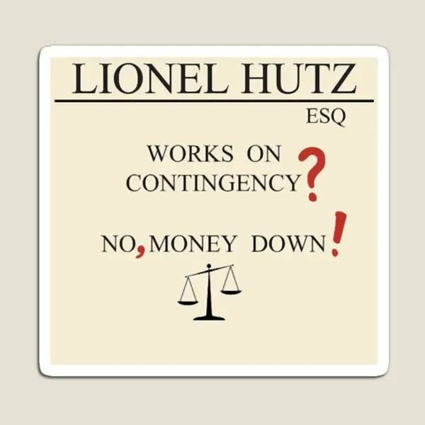 Lionel Hutz, магнитный декоративный держатель для денег, цветной Забавный холодильник, домашние Магнитные Детские наклейки, милый ребенок