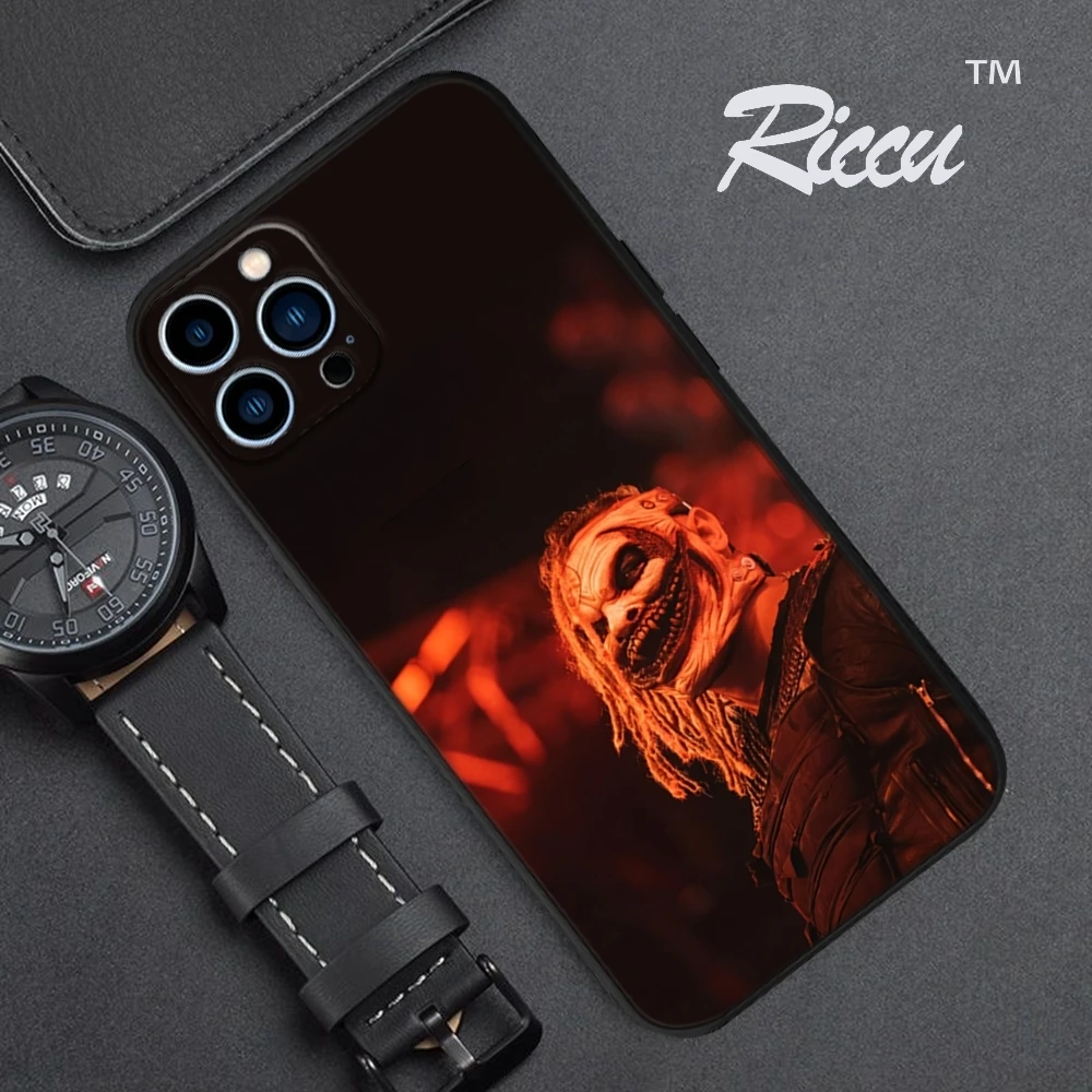 Фото Чехол для телефона Bray Wyatt для iPhone 16, 15, 14, 11, 12 Pro, 15 Plus 16 Pro MAX XR XS MINI Samsung S25 S24, черные чехлы №3