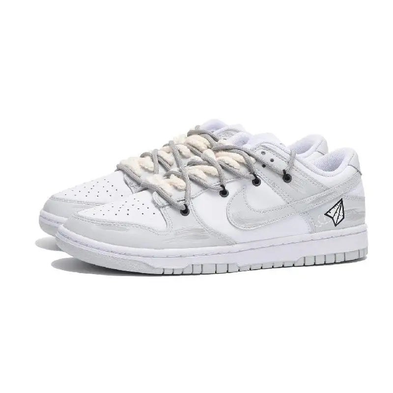 Фото 【Настроить】Мужские кроссовки Nike Dunk Low Skate Кроссовки DV0831-101 №4