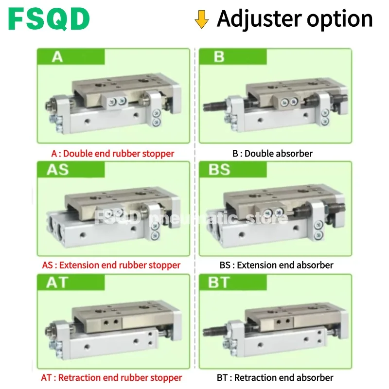 MXQ25-10ASF,20BSF,30,40,50,75,100,125,150 ASF BSF CSF ATF BTF CTF AF BF CF ASR BSR CSR ATR BTR CTR AR BR CR Воздушный цилиндр MXQ