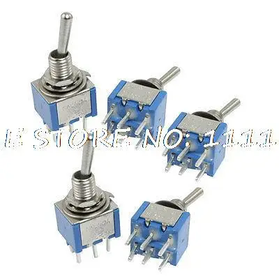 3A/250VAC 6A/120VAC в центре выкл.-вкл. DPDT мини-тумблер с водонепроницаемым чехлом