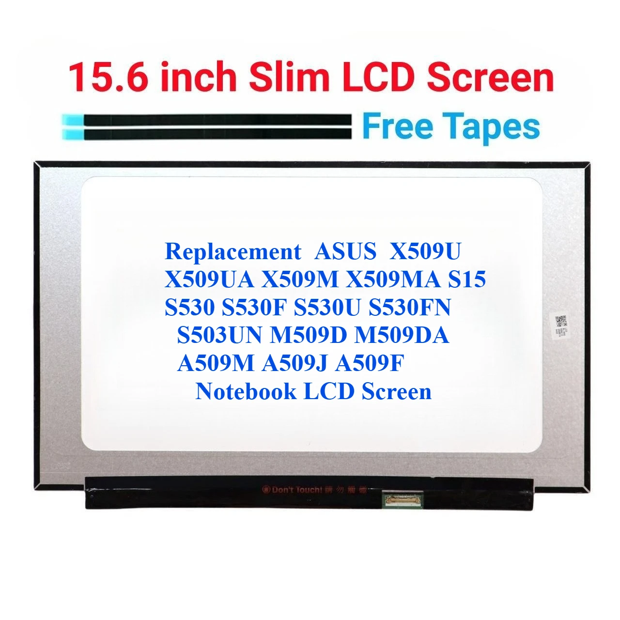ЖК-экран для ноутбука ASUS X509U X509UA X509M X509MA S15 S530 S530F S530U S530FN S503UN M509D M509DA A509M A509J A509F