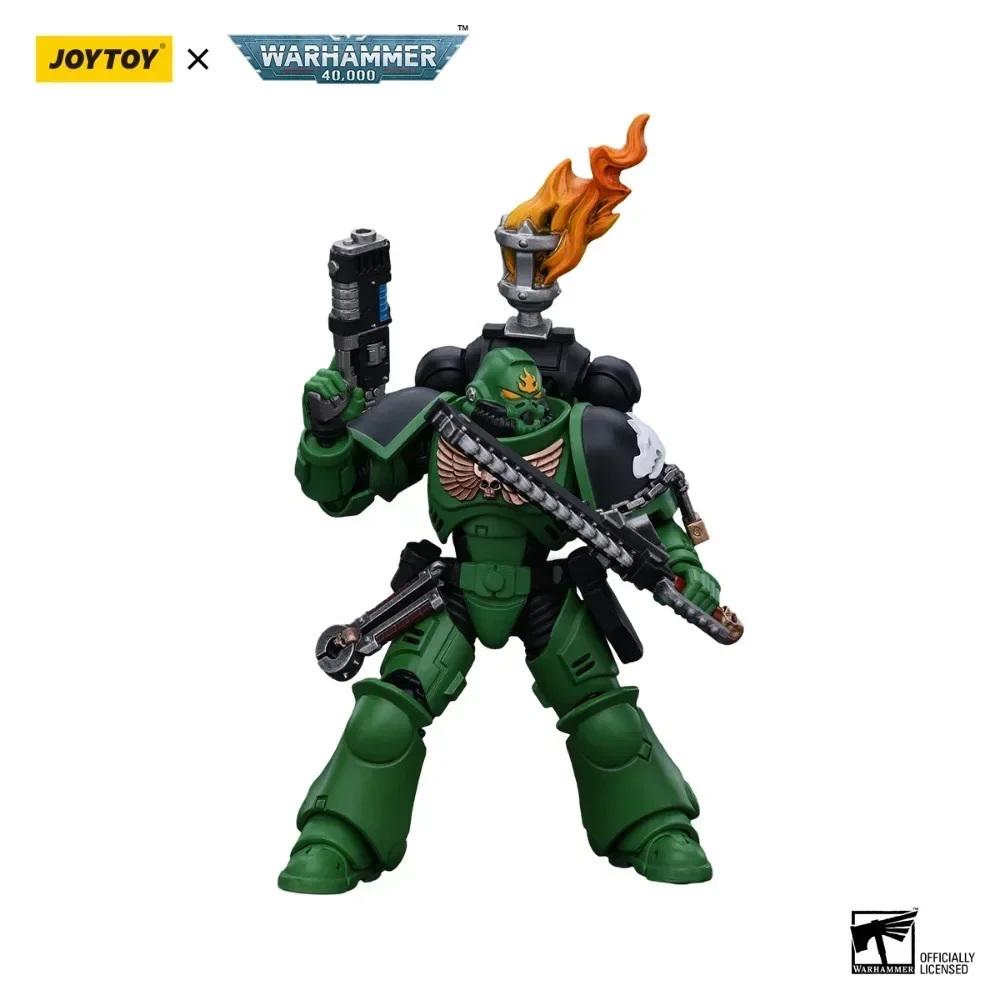 Фото JOYTOY Warhammer 40K Саламандры Эрадикатор Отряд 1/18 Аниме Фигурка Коллекционная модель Настольные украшения Подарки Игрушки №2