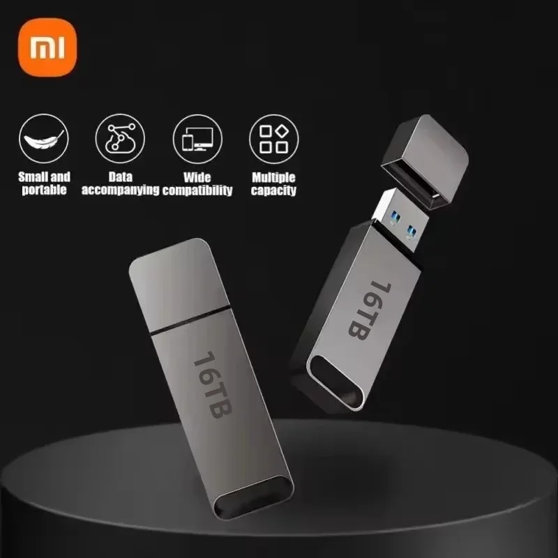 Фото Флешка Xiaomi 16 ТБ USB3.2 Высокоскоростная передача Металлический тип C U Флэш-накопитель Портативный мини-флешка Водонепроницаемый U-накопитель №5