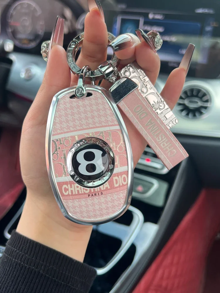 Специальный чехол для ключа Bentley Bentayga, новинка, летающий прямой Континентальный GT, брелок для автомобильного ключа из алюминиевого сплава, оболочка