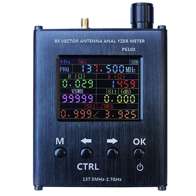 PS100 UV RF векторный импеданс ANT SWR антенный анализатор тестер 137,5 МГц-2,7 ГГц N1201SA коммуникационная антенна радио