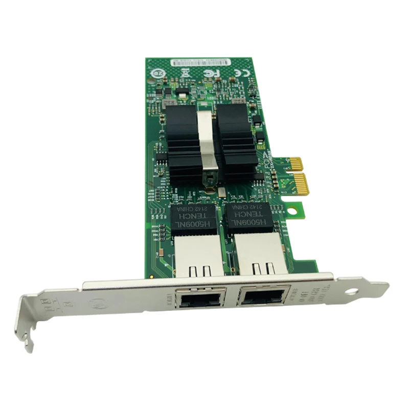 Сетевая карта PCI Express, 82576 EBGB, два порта PCIE X1 Gigabit Ethernet, 10100 Мбитс, LAN-адаптер, контроллер, проводной E1G42ET (art.: 3920c1071342c) - 3920c1071342c