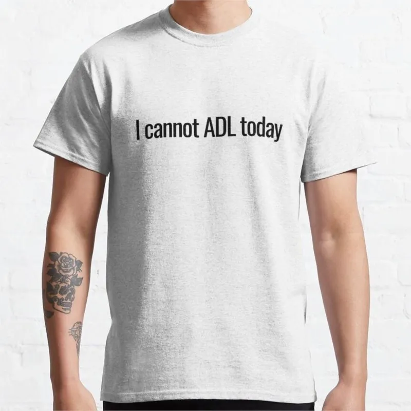 Футболка мужская хлопковая с круглым вырезом, Топ I't ADL today