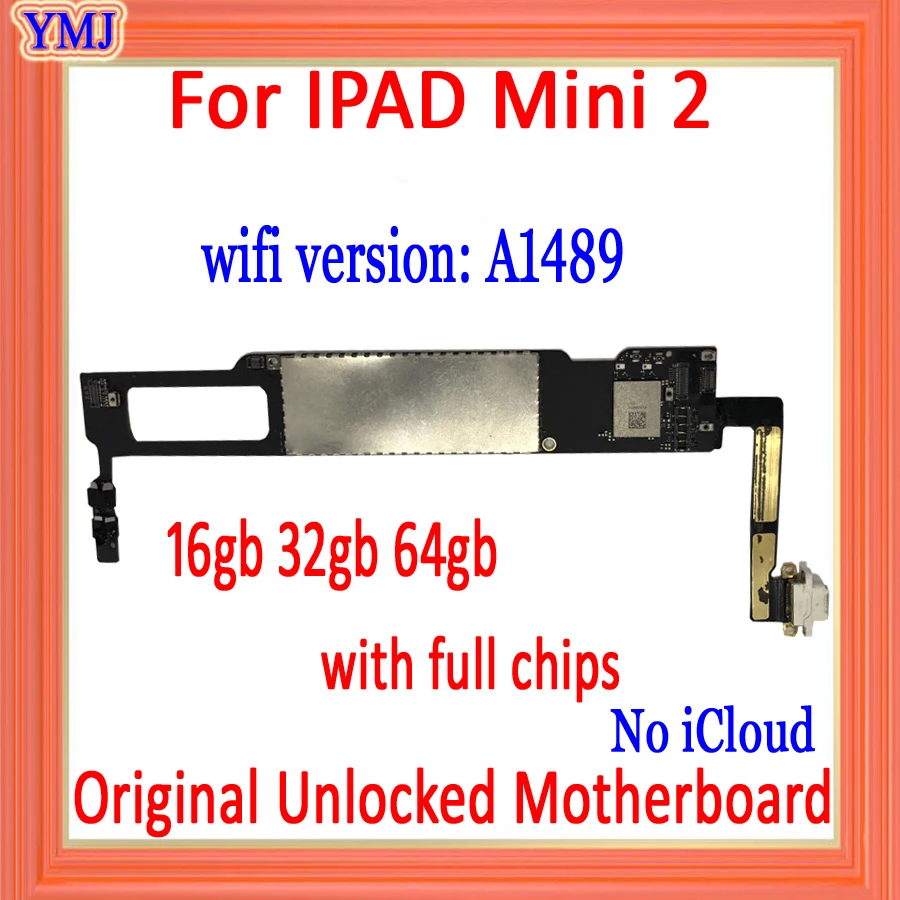 Заводская Разблокировка для ipad 2 логическая плата aслучаю 100% Wi-Fi и A1396/A1397 версия 3G Оригинальная полностью протестированная материнская плат...