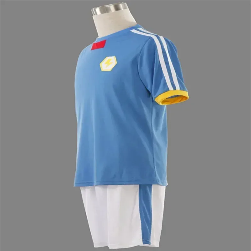 Lili 123Cosbao Inazuma Eleven Gouenji Shuuya футбольная форма рубашка трикотажные шорты Хэллоуин аниме косплей костюм + 5We @ 5s