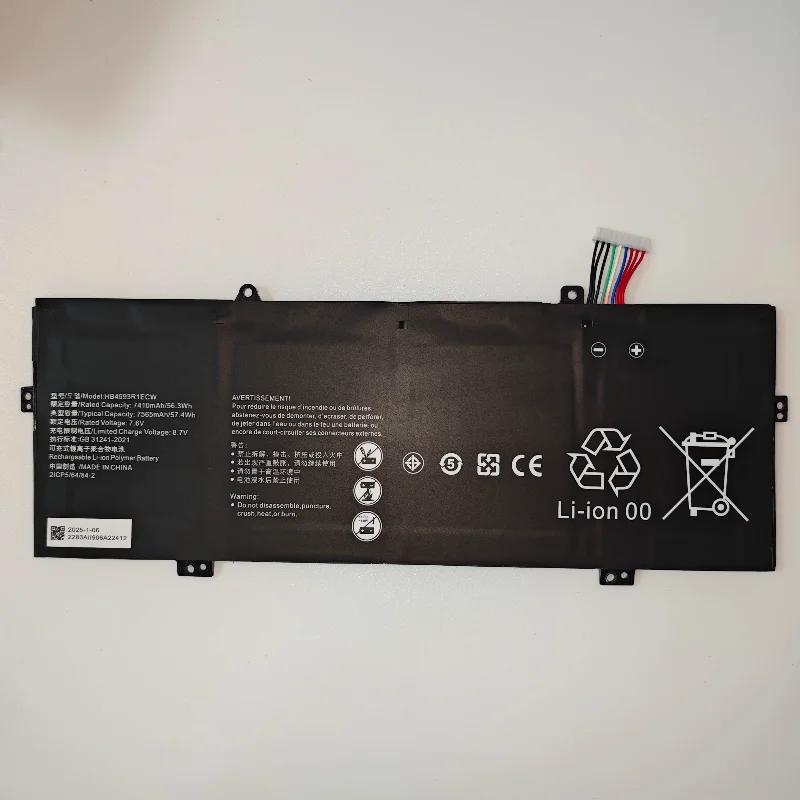 Фото HB4593R1ECW-22 7,64 В 7410 Втч 56 Втч HB4593R1ECW-22A для Huawei MateBook 14 2020 2021 серии KLVL-WFH9 KLVD-WFH9 MACHD-WFE9 №2