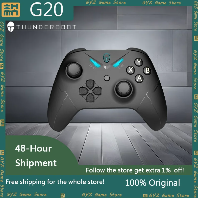Проводной геймпад Thunderobot G20, джойстик с двойной вибрацией, для Windows, ПК, Steam Tv, игровой контроллер