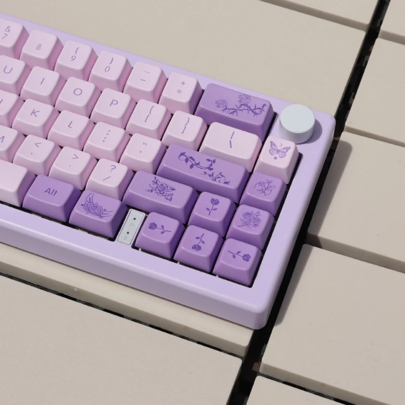 Фото 136-клавишная колпачка для клавиш DyeSublimation MDA Profile PBT Keycaps для механических клавиатур X3UF №4