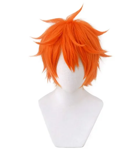 Soyusunny Haikyuu Hinata Shoyo Косплей Парик Короткий Оранжевый Костюм Парики Для Хэллоуина для Мужчин Мальчиков Аниме Вечеринка
