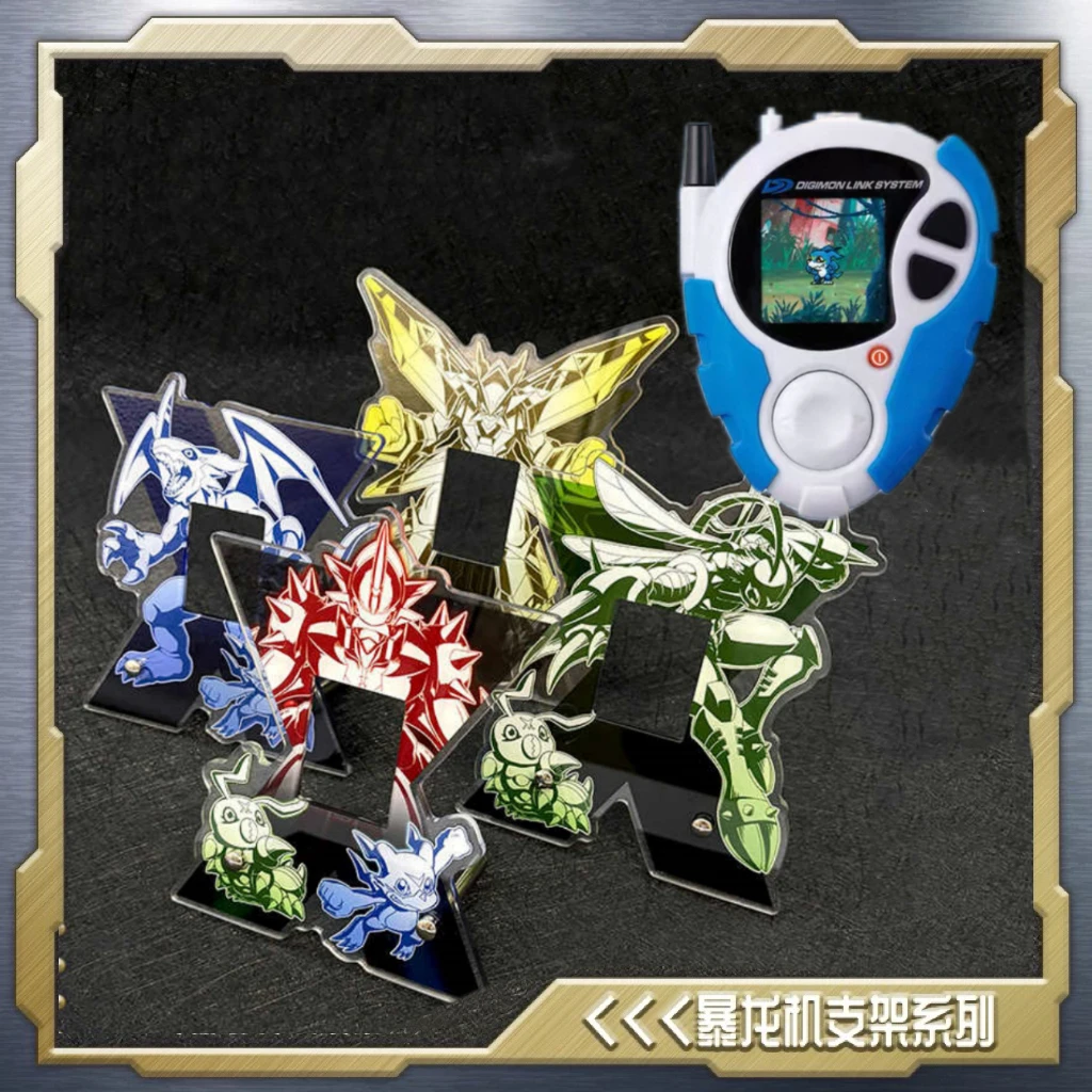 Цветной экран Digimon 25th Anniversary D-3 Digivice с акриловой подставкой, защитный чехол, пленка-игрушка, коллекция аниме-фигурок