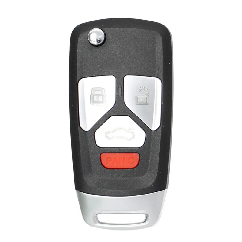 Для KEYDIY NB27-4 KD дистанционное управление автомобильный ключ универсальный 4-кнопочный для Audi Style для KD900/KD-X2 KD MINI/KD-MAX программатор