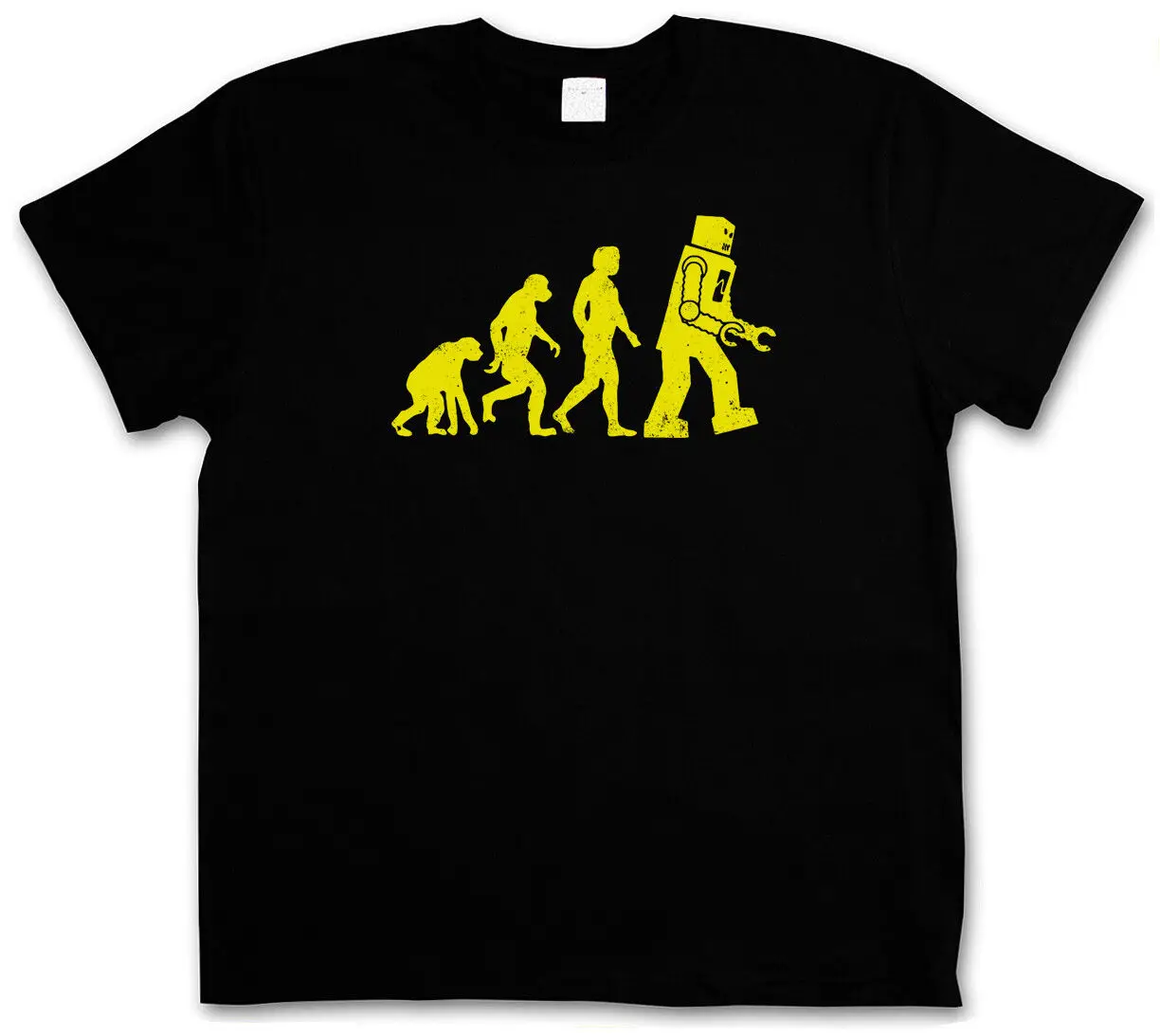 Футболка THE BIG BLACK ROBOT EVOLUTION BANG THEORY, Шелдон нерд Купер TV Geek