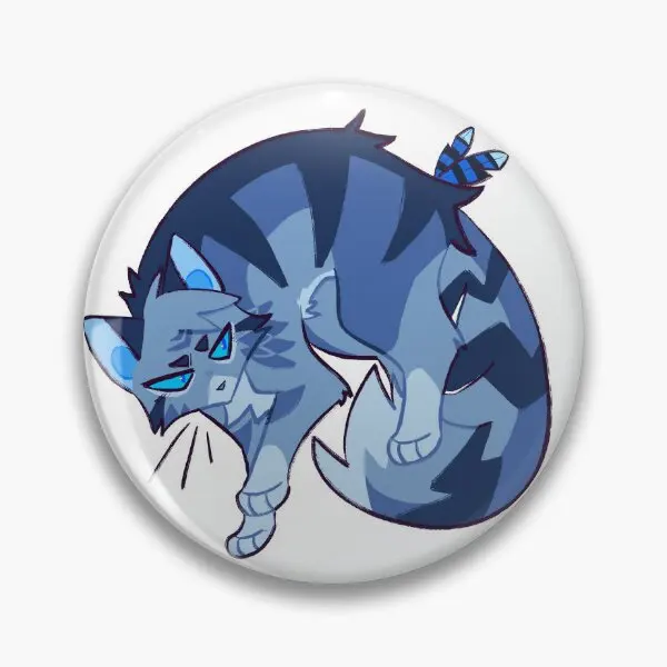 Мягкая булавка Jayfeather, булавка на лацкан, креативный значок, забавная брошь на воротник, одежду, ювелирный подарок, любимый модный металлический мультяшный головной убор