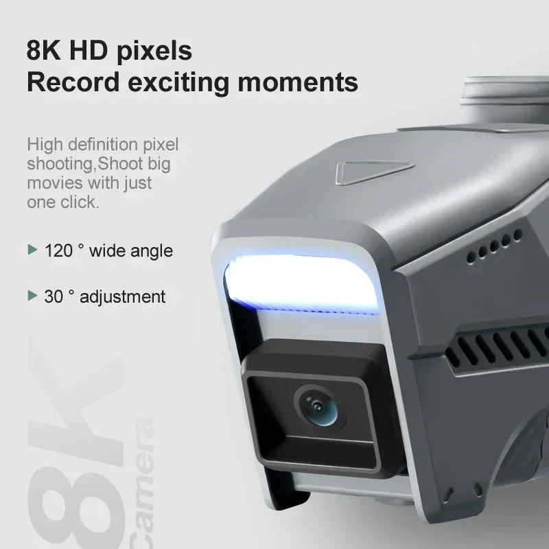 Фото 4d-L1 вертолет 8k Высокое разрешение 2,4 ГГц 4ch электронный гироскоп самолет двойная камера Дистанционное управление Квадрокоптер Rc подарки игрушки №4