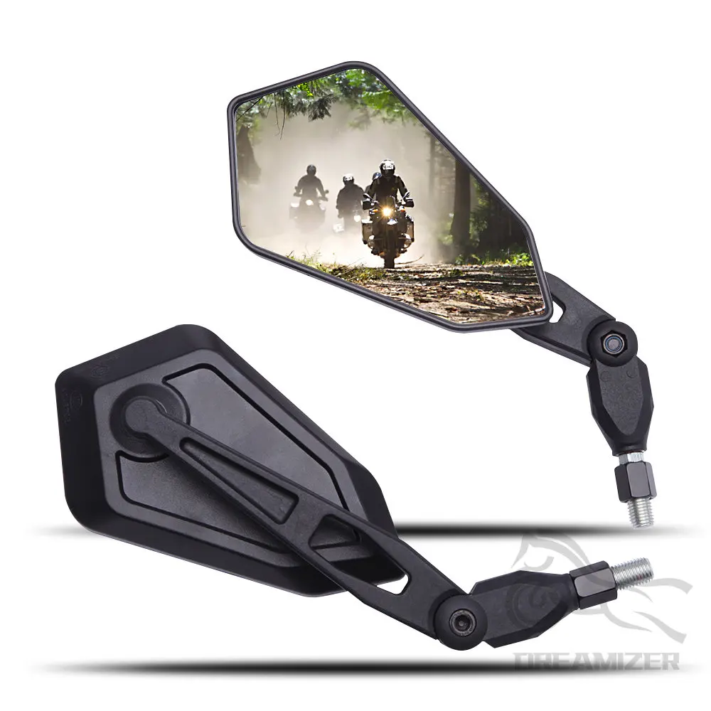 Мотоциклетное зеркало заднего вида для шпигеля для Honda Yamaha Kawasaki Maverick Booster M10 Enduro KTM Suzuki