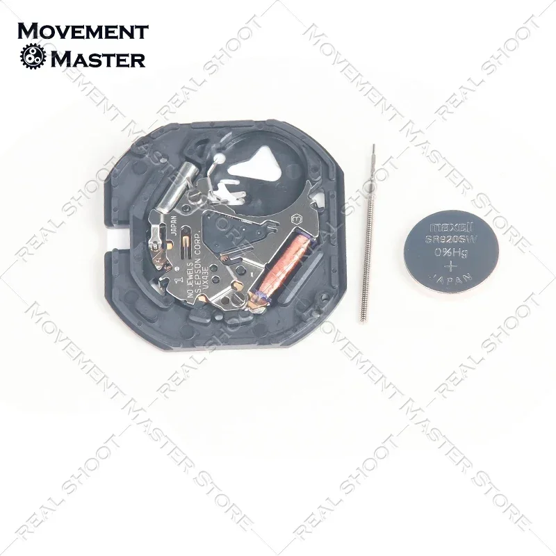 Новый кварцевый механизм Epson VX43, японский Mouvement, оригинальный двойной календарь VX43E, автоматический механизм с 3 стрелками (art.: 3920d1fd95291) - 3920d1fd95291