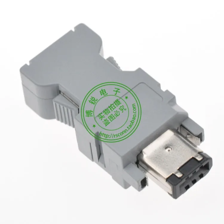 Новый CN3 55100-0670 IEEE1394 для ZSP-CMP9-1-E 6-контактный штекерный энкодер 6P Panasonic, сменный серворазъем Yaskawa, все золото Хранилища для электроники