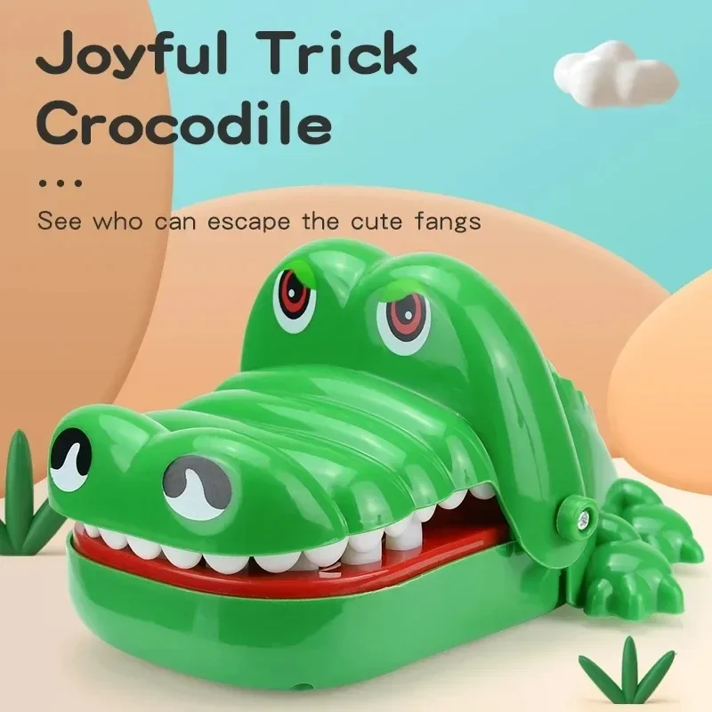 Игрушка для укуса пальца, крокодила, классические семейные игры, вечерние озорные детские счастливые игры, игрушка для снятия стресса