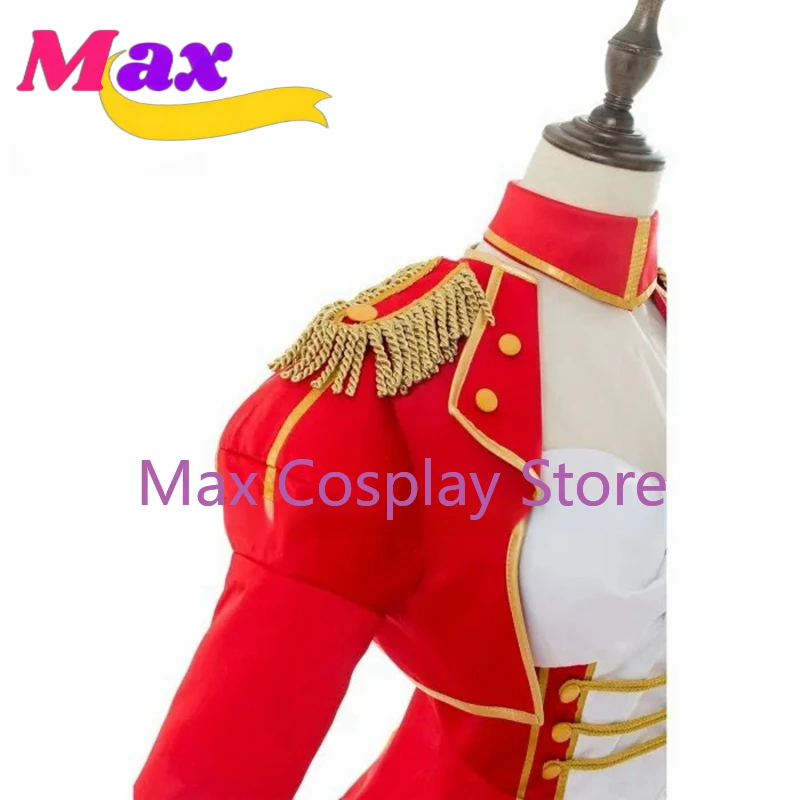Фото Max Game Red Dress Nero Saber Косплей Костюм Artoria Pendragon Костюм Аниме Парик Сабля Косплей №5