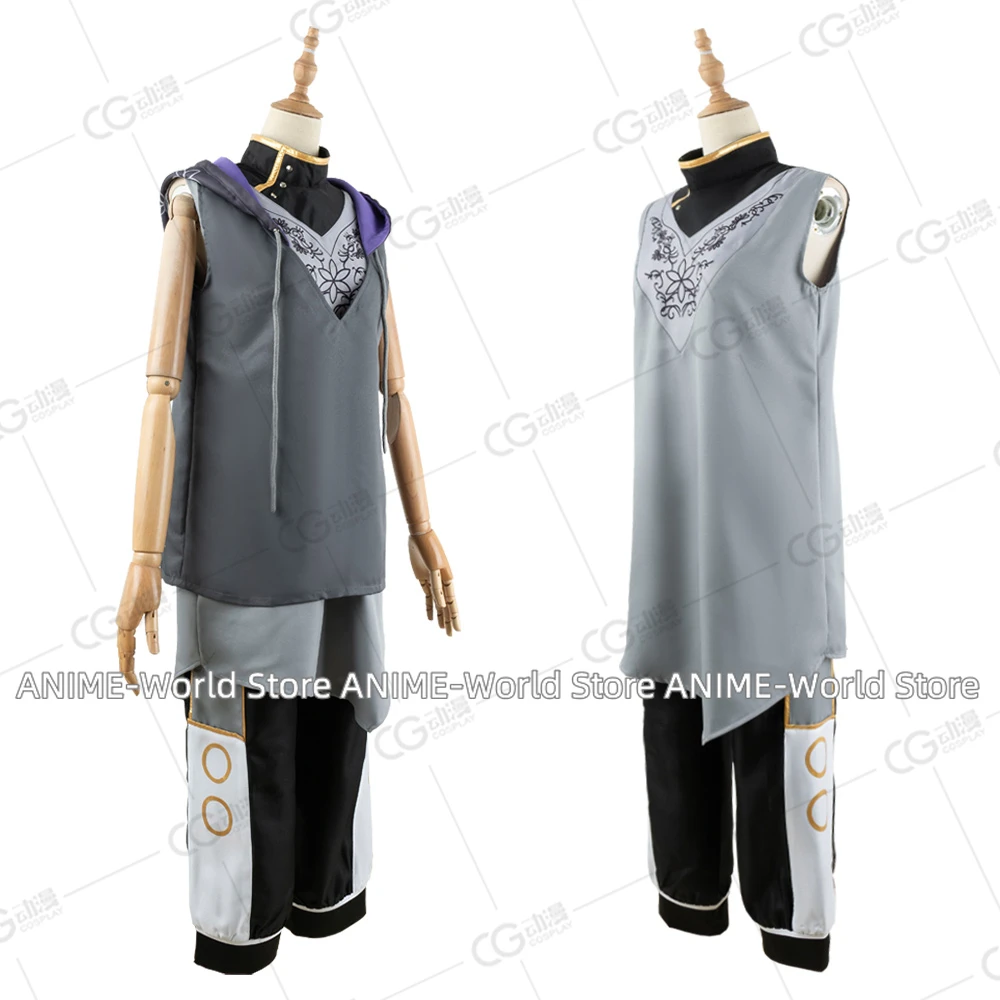 Фото Игровой проект Sekai, красочный сценический костюм Shinonome Akito для косплея, аниме, одежда, костюм для Хэллоуина, униформа на заказ №5