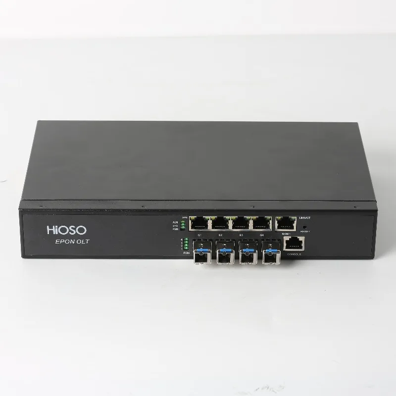 Фото Волоконно-оптическое оборудование 4PON OLT AC100-240V, совместимое с FIBER Home EPON XPON Onus, включает в себя 4 модули PON HA7004T №3