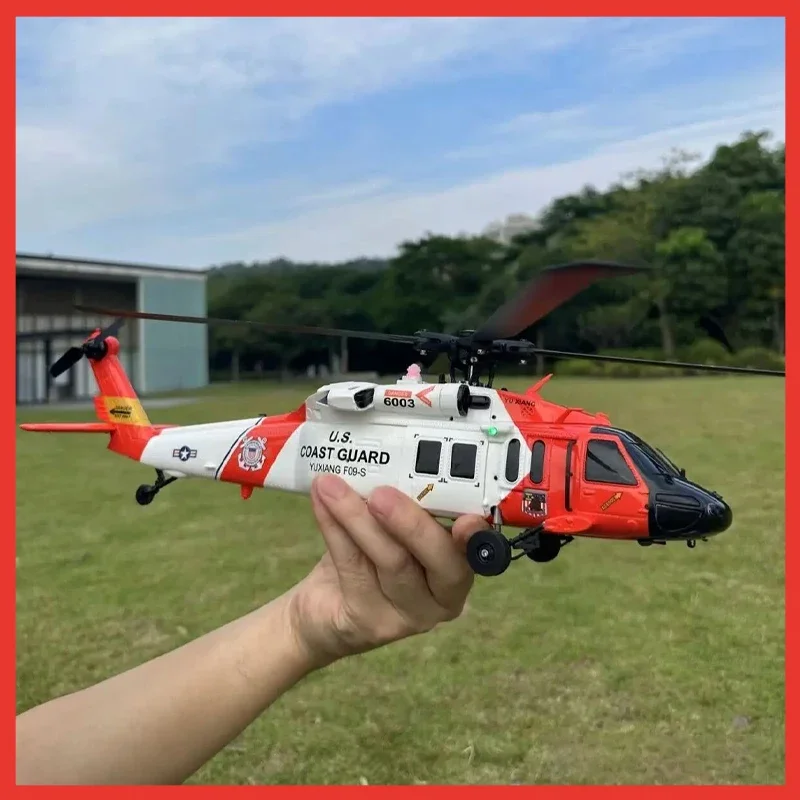 Новый Yuxiang F09-S интеллектуальный GPS черный орел Uh60 вертолет с дистанционным управлением один клик обратный автоматический возврат игрушка для взрослых в подарок