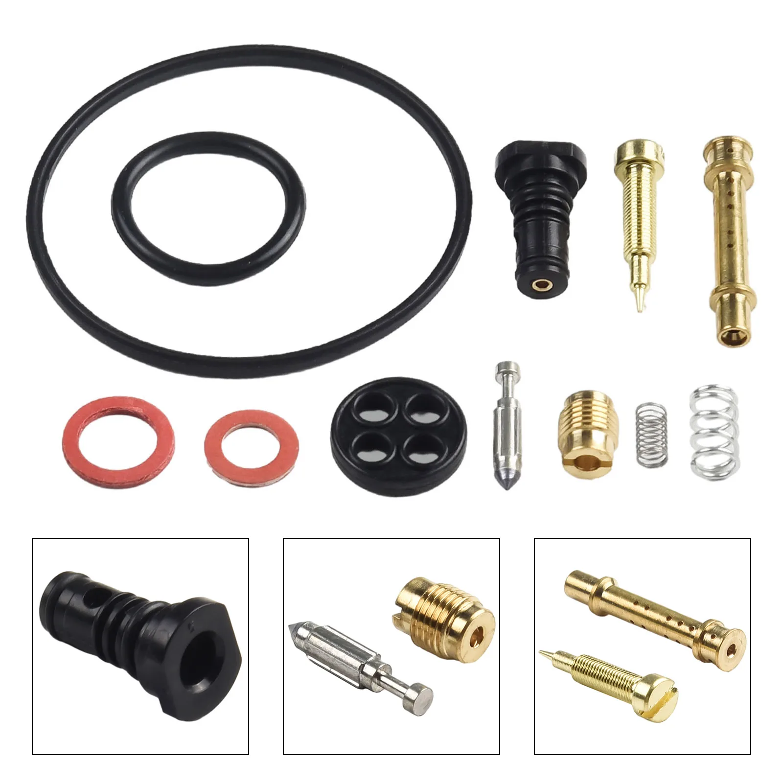 Комплект для ремонта карбюратора для Keihin FCR Slant Body 28, 32, 33, 35, 37, 39, 41, карбюраторы для карбюратора FCR, аксессуары для мотоциклов