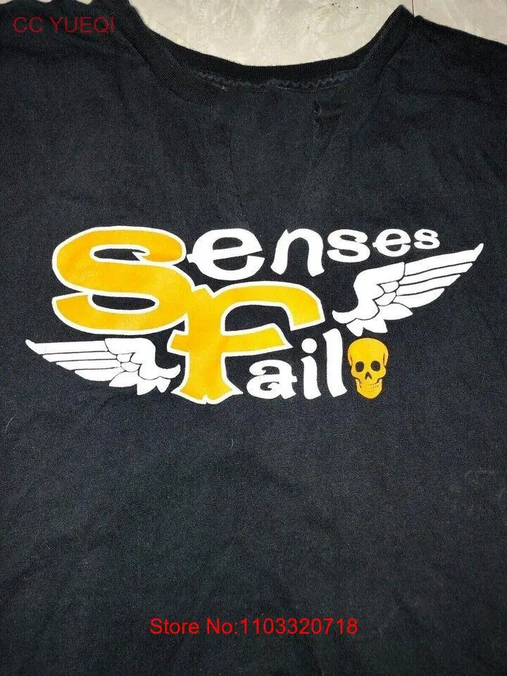 Винтажная футболка Senses Fail, классическая футболка унисекс, все размеры ZL521