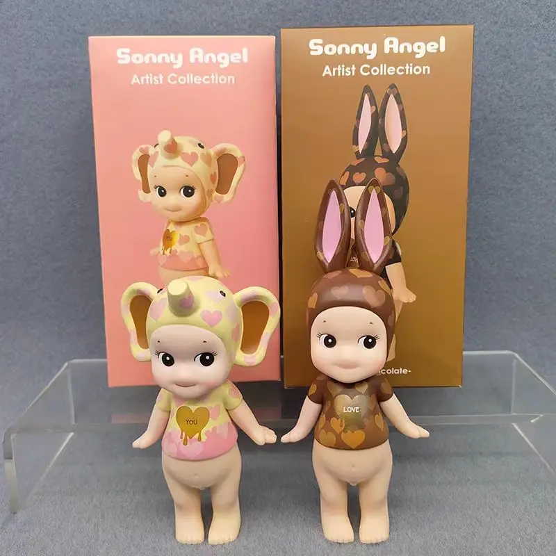 Фото Новая кукла Sonny Angel Angel Купидон Morning Glory, морской поцелуй, слон, кролик, реквизит для фотосессии, мини-фигурка аниме, подарок на день рождения, игрушки №2