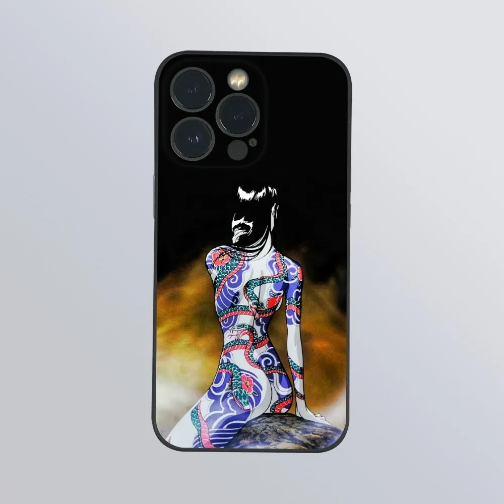 Крутой чехол для телефона N-Ninja S-ScrollS с аниме для iPhone 16, 15, 14, 13, 12, 11 Pro Max Plus Mini Frosted Soft Shell Funda (art.: 3920cd17bf17c) - 3920cd17bf17c