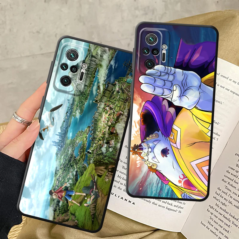 Фото Чехол для Xiaomi Redmi Note 11s 10S 7 8 9 10 11 12 Pro 9S 13 14 Pro Plus 12s Черный Мягкий чехол для телефона Цветной цельный персонаж №2