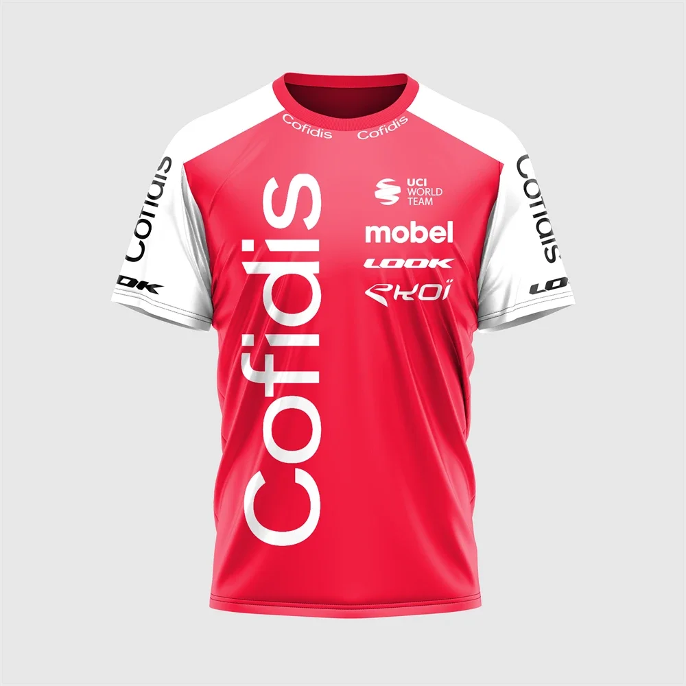 Футболка COFIDIS 2024, футболка da bicicletta sport all'aria aperta ciclismo uomo nne calda, новая летняя женская футболка a maniche corte Sh