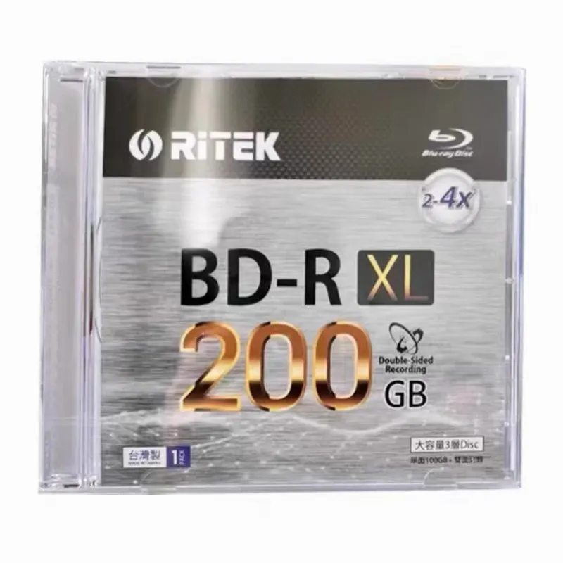 Blue Ray диск BD-R XL 200 ГБ Три слоя Bluray BDXL BDR 200g 2-4X 1 шт. (art.: 3920c750246ee) - 3920c750246ee