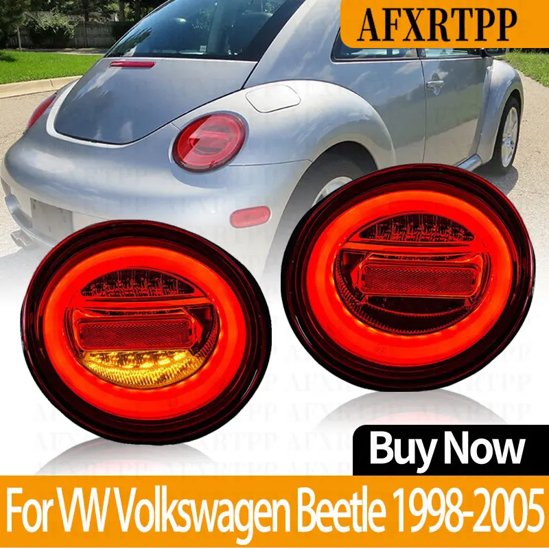 Для VW Beetle 1998 1999 2000 2001 2002 2003 2004 2005 задний бампер автомобиля светодиодный задний фонарь задние фонари стоп-сигнал задний фонарь
